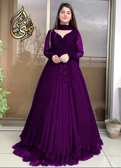 Stylish Maxi  With 2 Layers