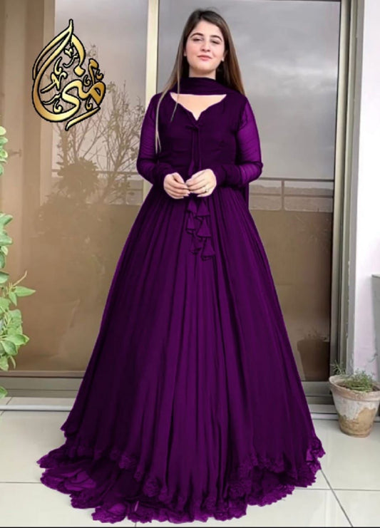 Stylish Maxi  With 2 Layers