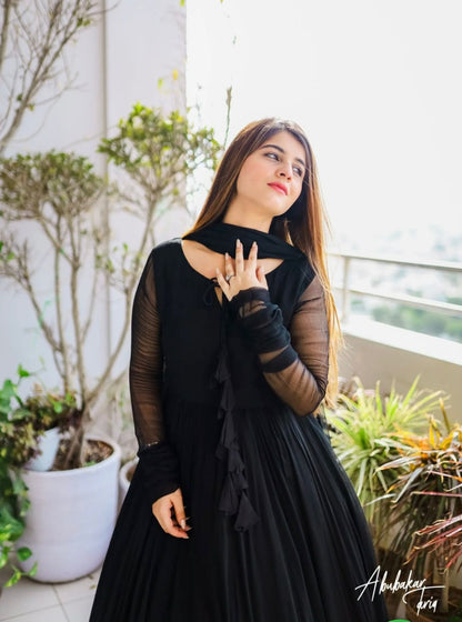 Stylish Maxi  With 2 Layers